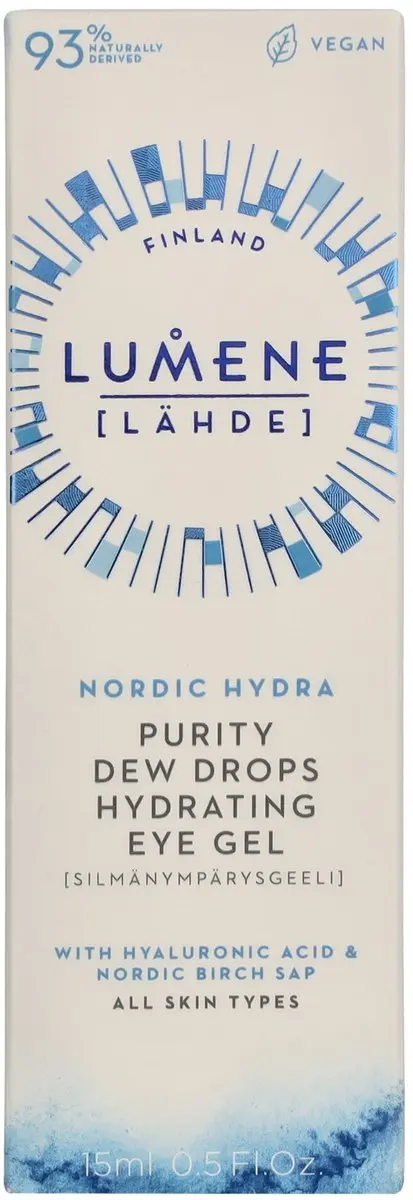 Lumene Nordic Hydra Lahde Hydraterende Ooggel 15ml - afbeelding 2 van 4