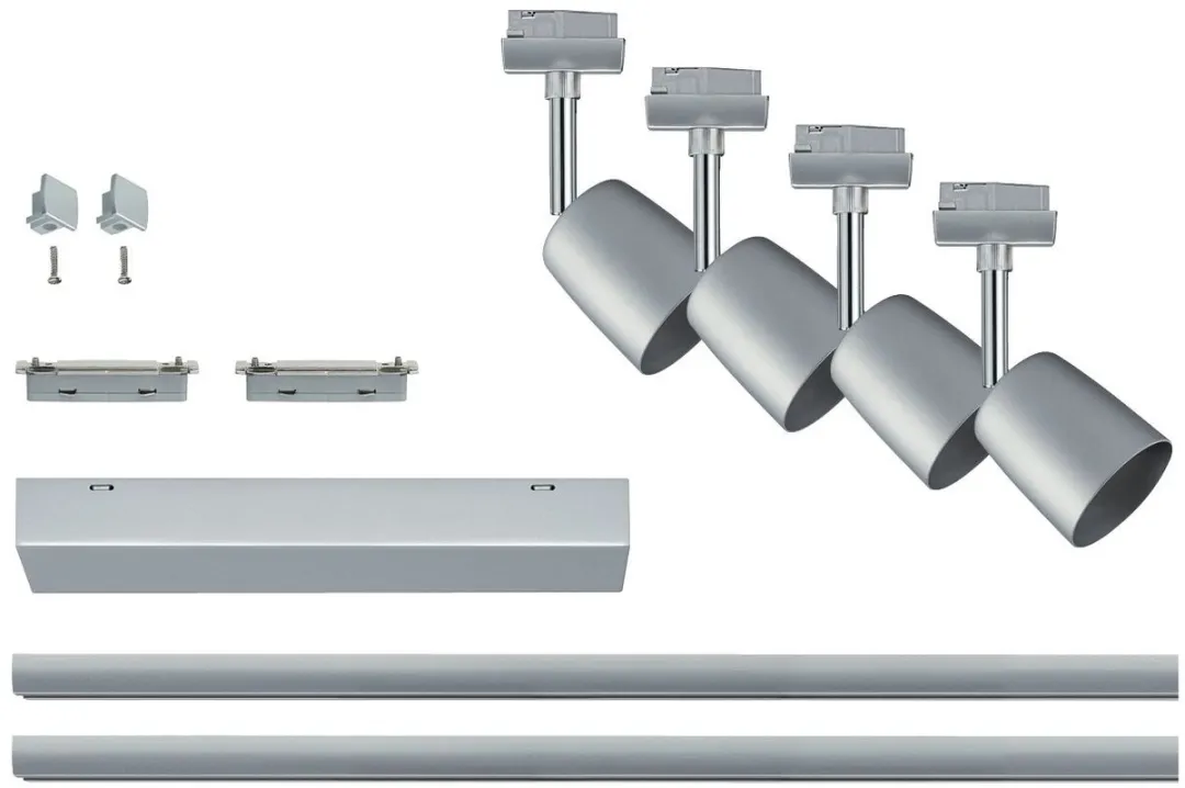 Paulmann Railspot GU10 LED 4-pack - Chroom