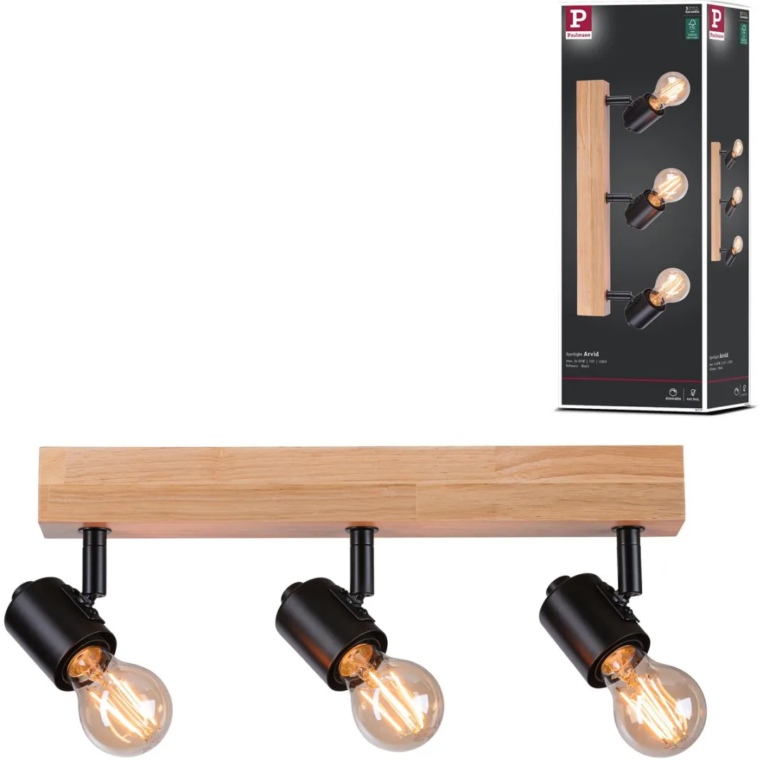 Paulmann LED Spotlight Arvid E27 3x20W