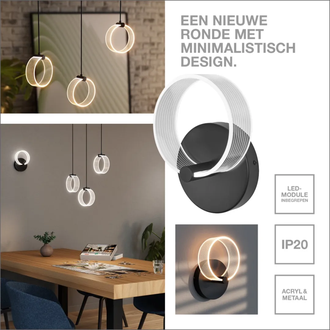 Osram Decor Circle LED Plafondlamp 500mm 32W - Zwart