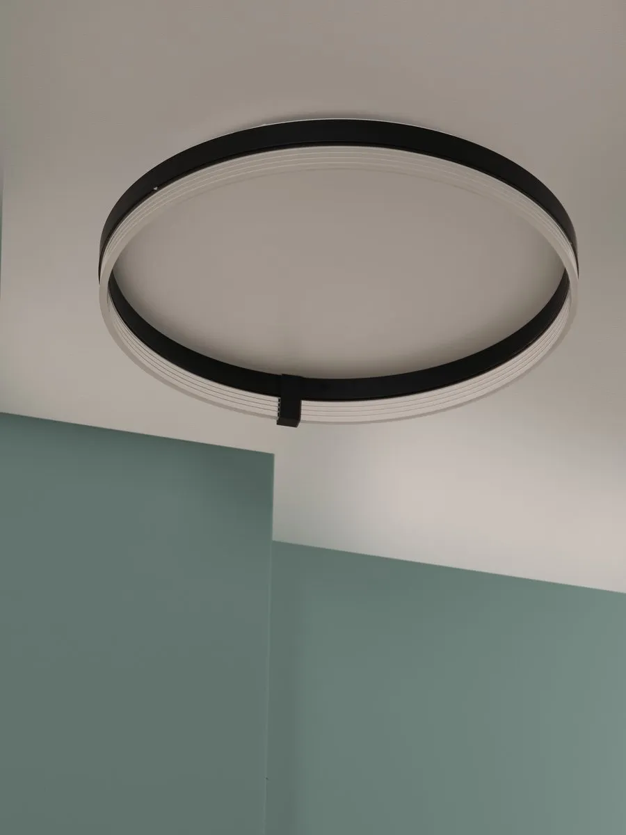 Osram Decor Circle LED Plafondlamp 500mm 32W - Zwart - afbeelding 6 van 6
