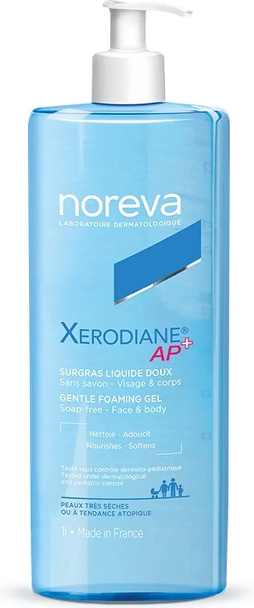 Noreva Xerodiane AP+ Foaming Gel Face & Body - 1000ml - afbeelding 2 van 2