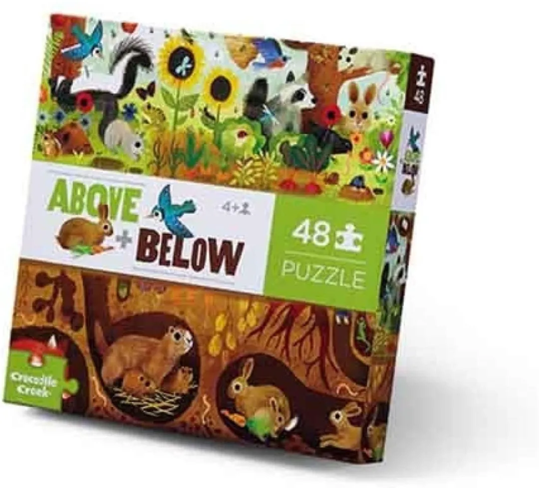 Crocodile Creek Tuin Puzzel 48 Stuks - Print