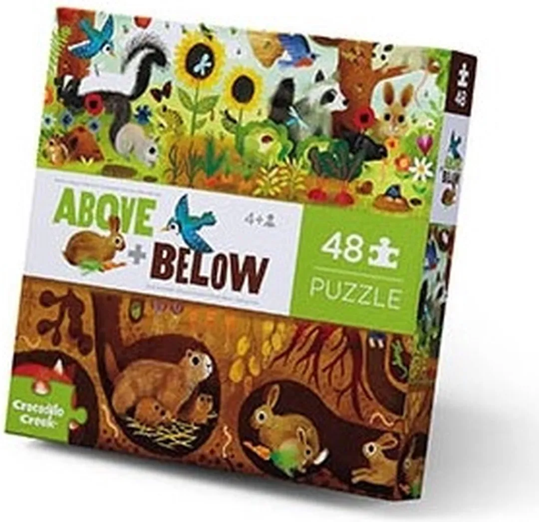Crocodile Creek Tuin Puzzel 48 Stuks - Print