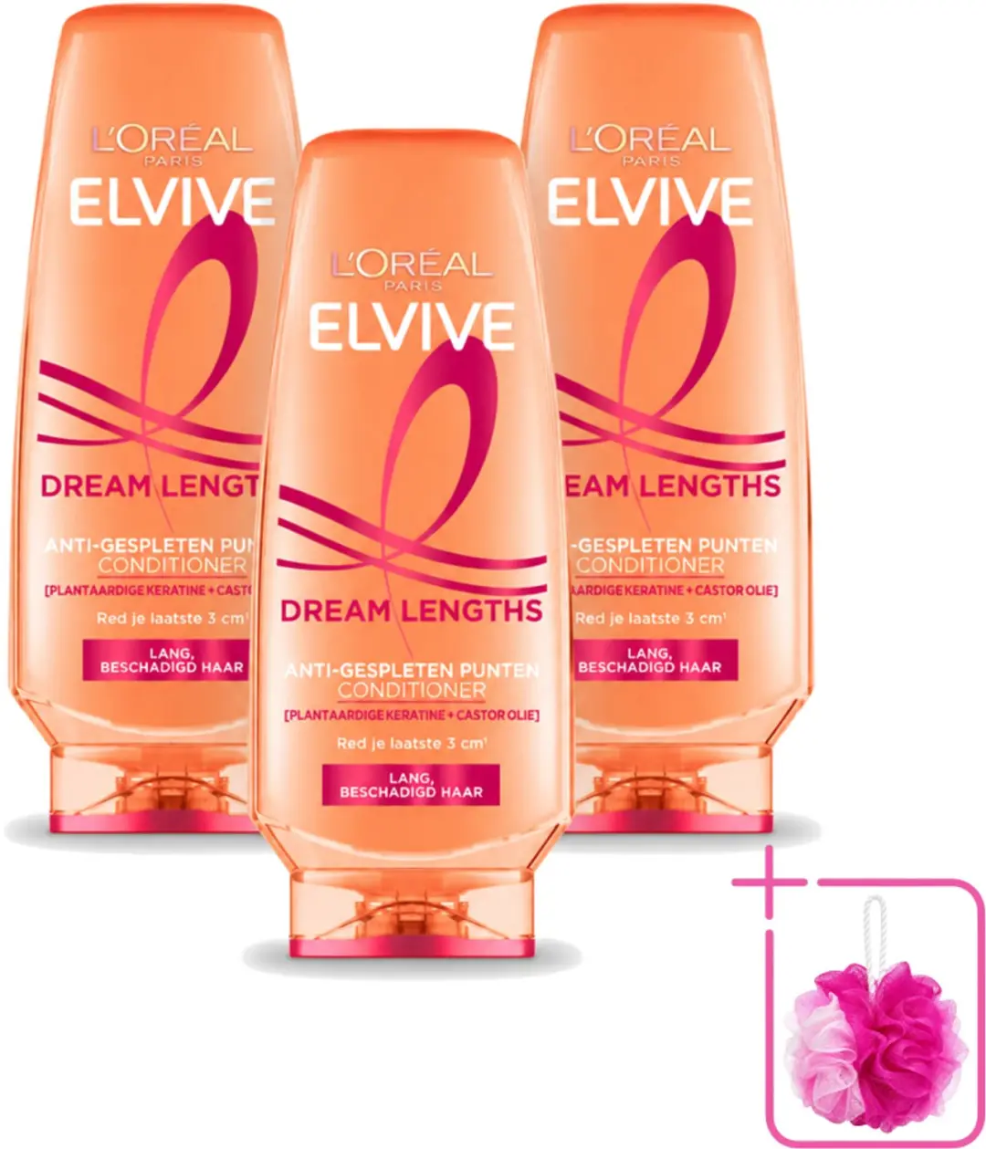 3 x L'Oréal Paris Elvive Dream Lengths