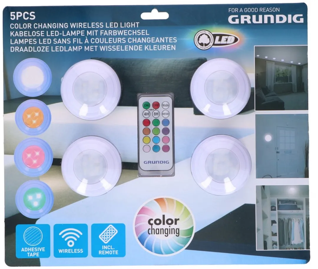 Grundig Draadloze LEDlamp RGB