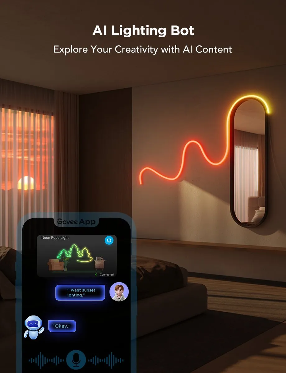 Govee Neon Rope Light 2 Wit - 5m