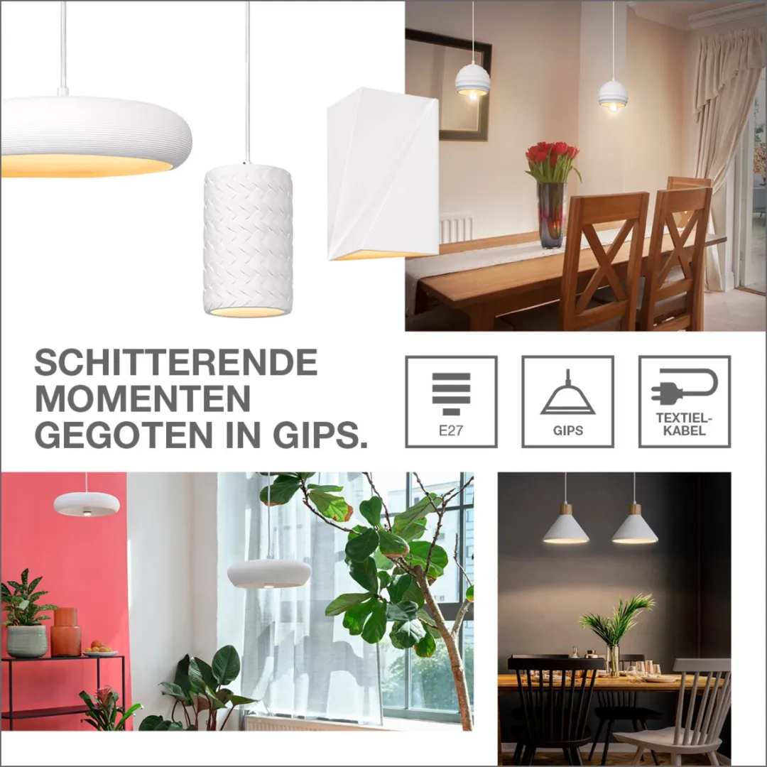 Osram Decor Plaster Nest Wandlamp G9 - Wit