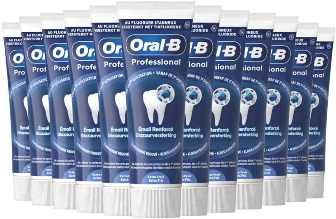 Oral-B Professional Tandpasta Extra Fris - 12x 75ml - afbeelding 6 van 6