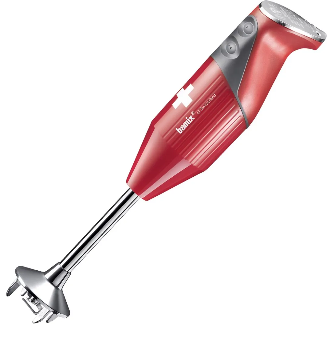 Bamix SwissLine M200 Staafmixer 200W - Rood - 3 Accessoires