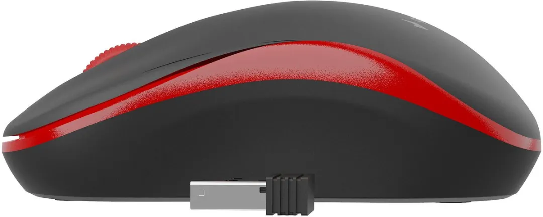 Gembird MUSW-4B-03-R Draadloze Optische Muis - 1600 DPI - Zwart/Rood - afbeelding 4 van 6