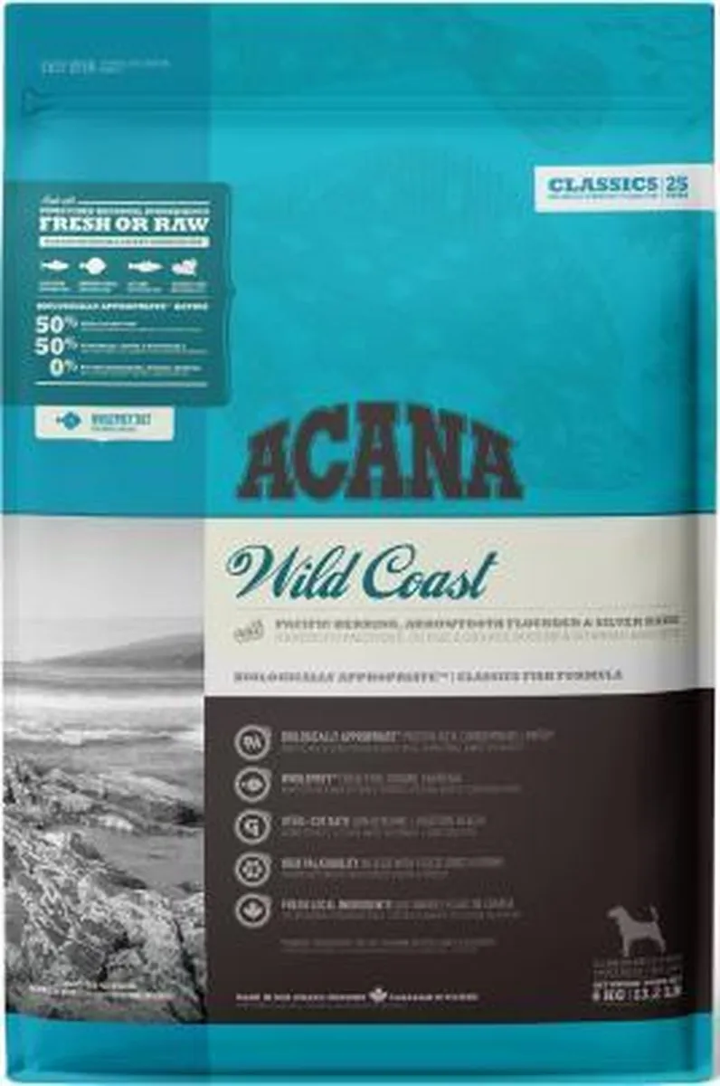 Acana Classics Wild Coast Haring & Bot Hondenvoer 2kg - afbeelding 6 van 6