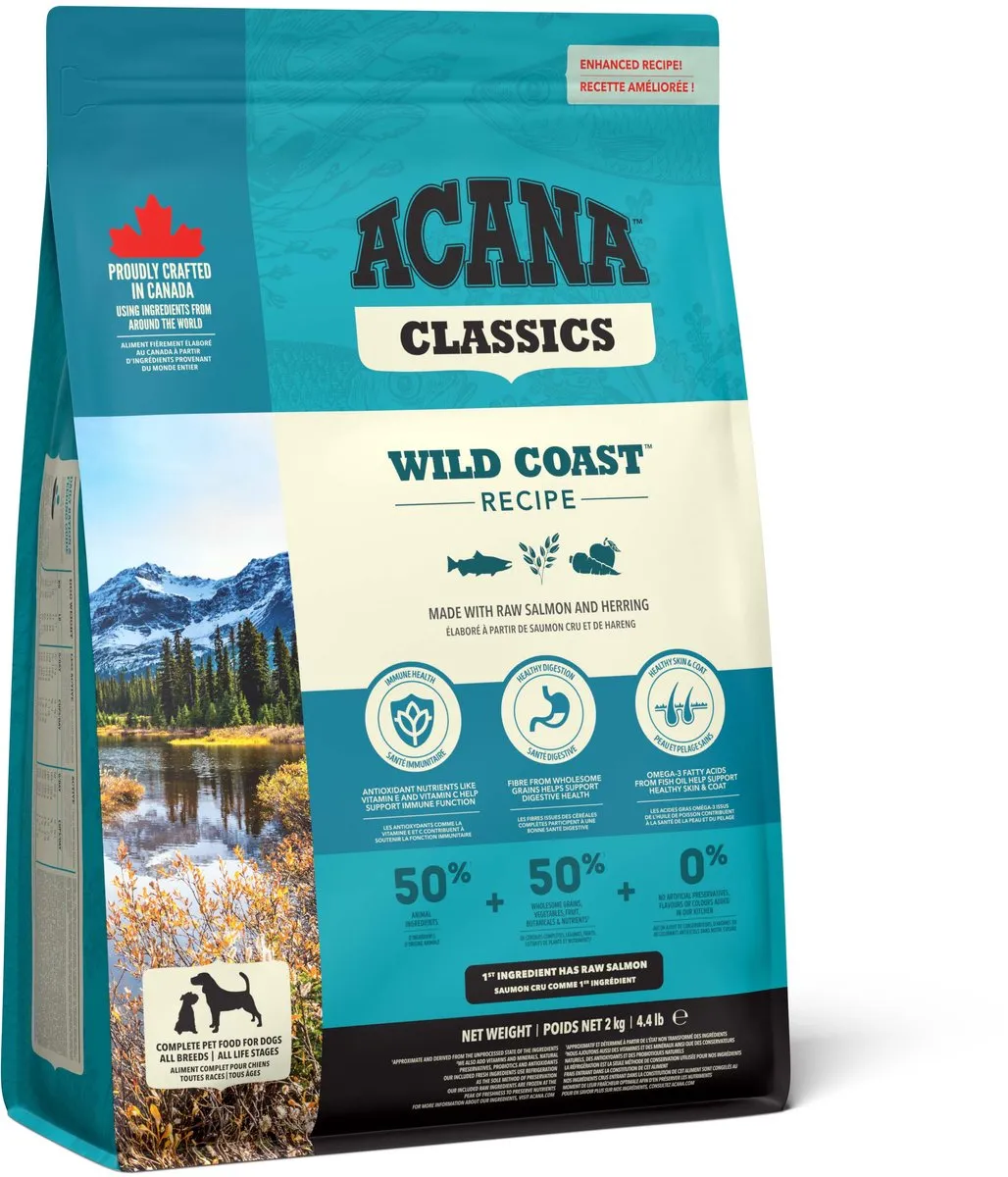Acana Classics Wild Coast Haring&Bot - Hondenvoer - 2 kg