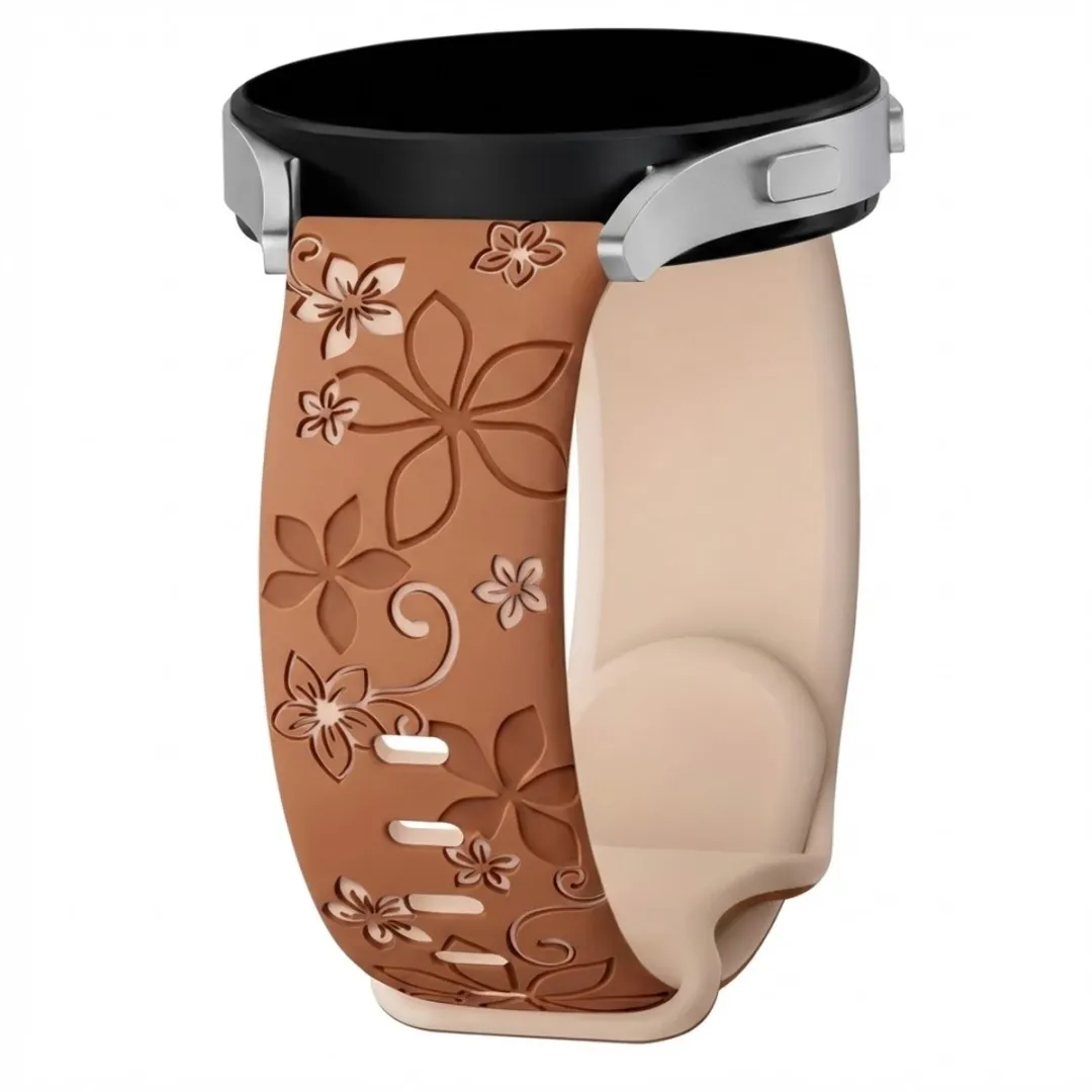 NUVEX Bruin Melkthee Horlogeband 22mm