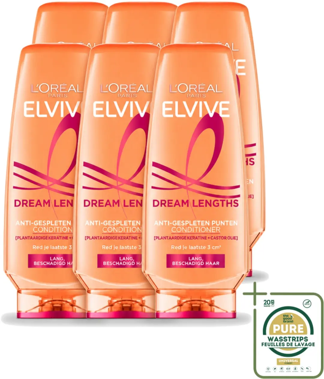 6 x L'Oréal Paris Elvive Dream Lengths