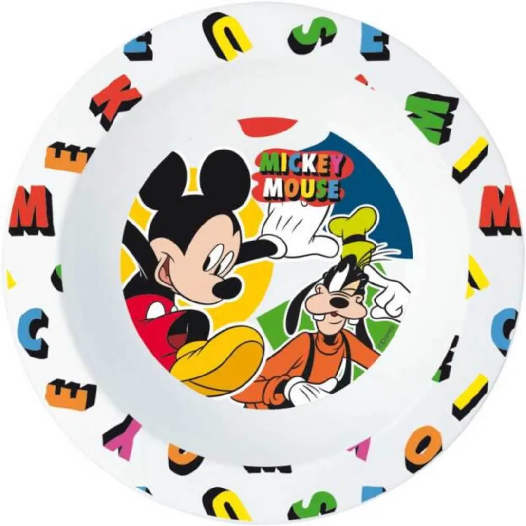 Disney Mickey Mouse Kunststof Ontbijtschaal