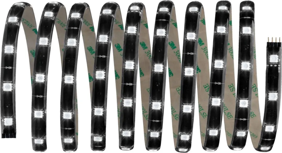 Paulmann Lights and Sound Comfort 70956 LED-strip RGB 12V - 3m - Zwart
