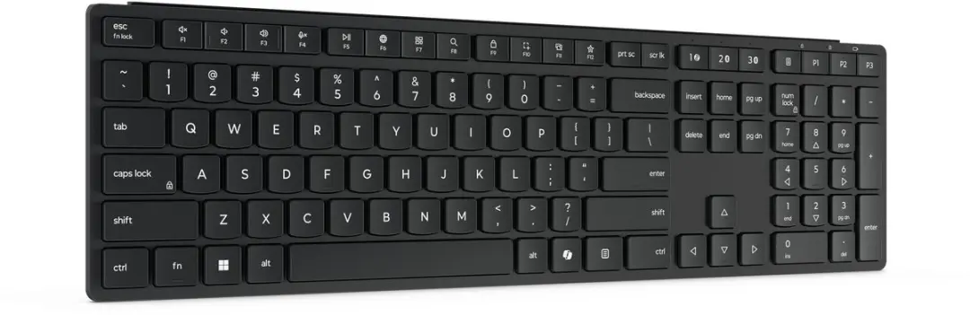 Lenovo Wireless Multi-Mode Pro 4Y41S04679 Toetsenbord - Zwart - afbeelding 4 van 5