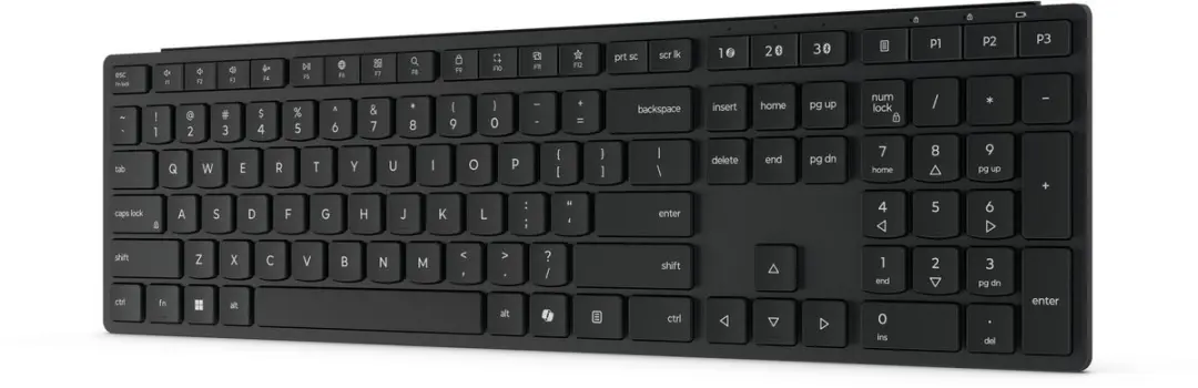 Lenovo Wireless Multi-Mode Pro 4Y41S04679 Toetsenbord - Zwart - afbeelding 3 van 5