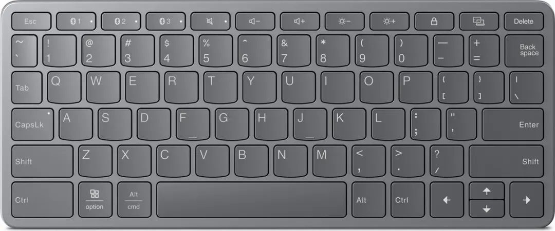 Lenovo Multi-Device Wireless Keyboard toetsenbord Universeel USB + Bluetooth QWE