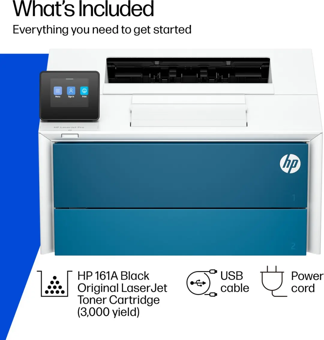 HP LaserJet Pro 4007dw 8X3E0A Zwart-wit Printer - afbeelding 4 van 6