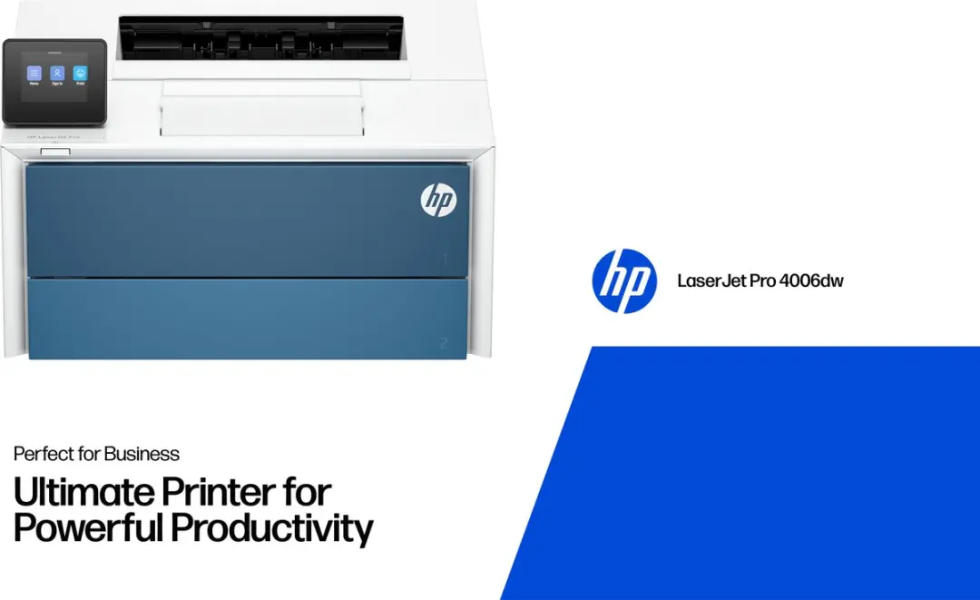 HP LaserJet Pro 4007dw 8X3E0A Zwart-wit Printer - afbeelding 5 van 6