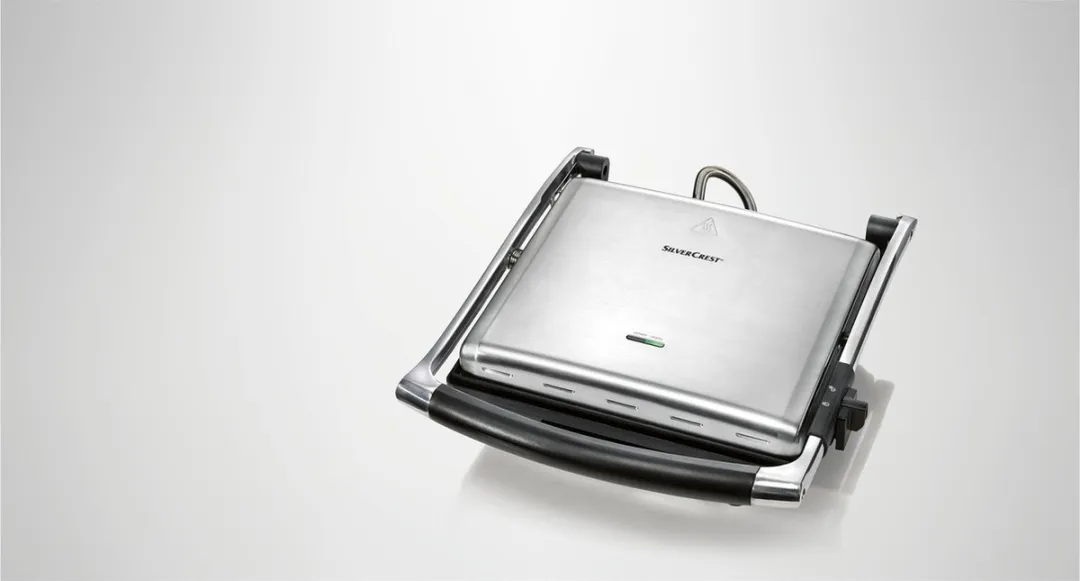 Silvercrest Panini Grill 2-in-1 2000W RVS