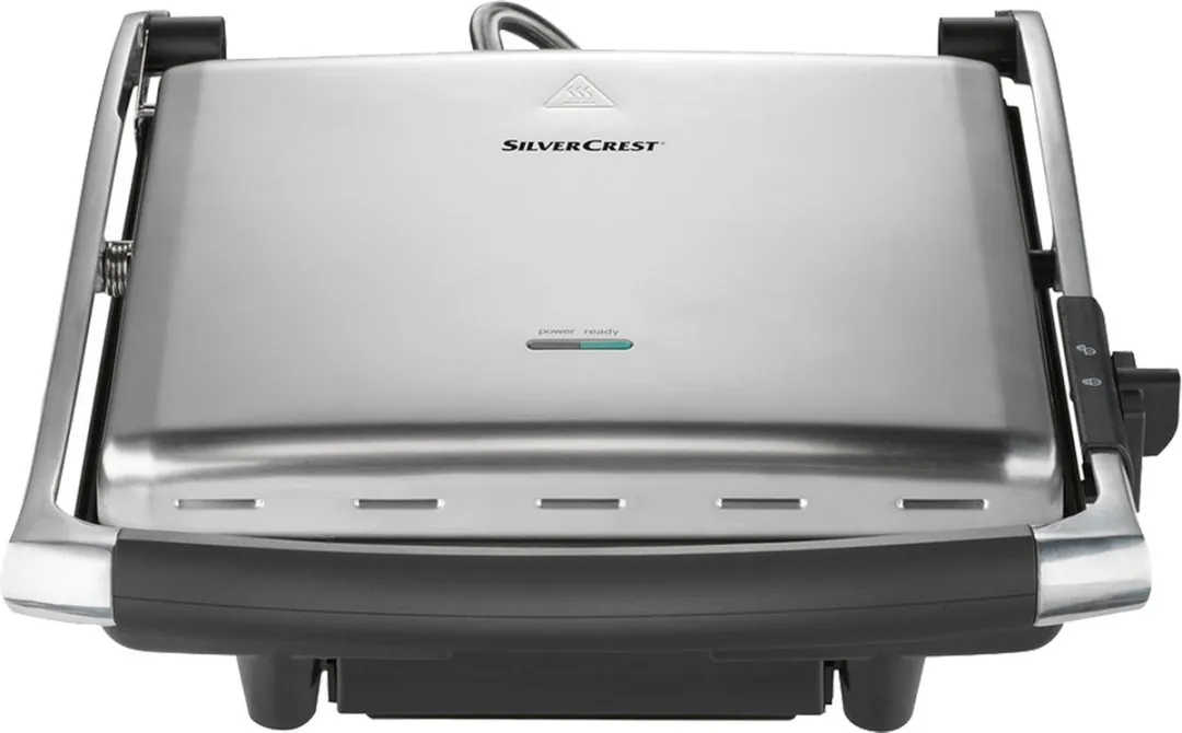 Silvercrest Panini Grill 2-in-1 2000W RVS