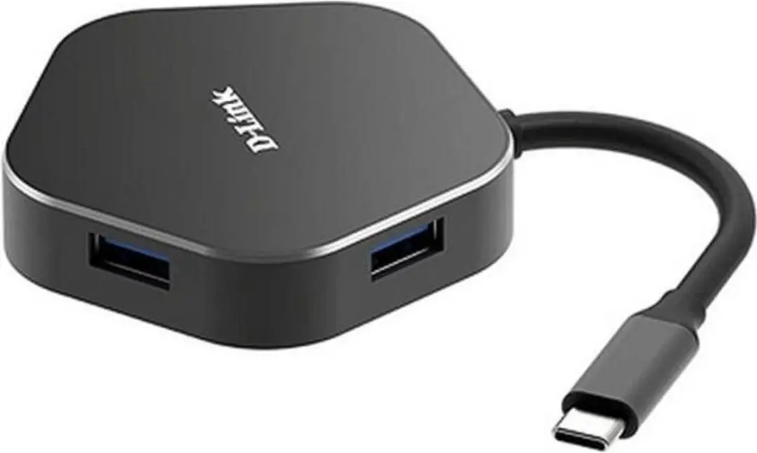 D-Link DUB-M420 USB-hub - 4 USB-poorten, HDMI - Zwart - afbeelding 2 van 6