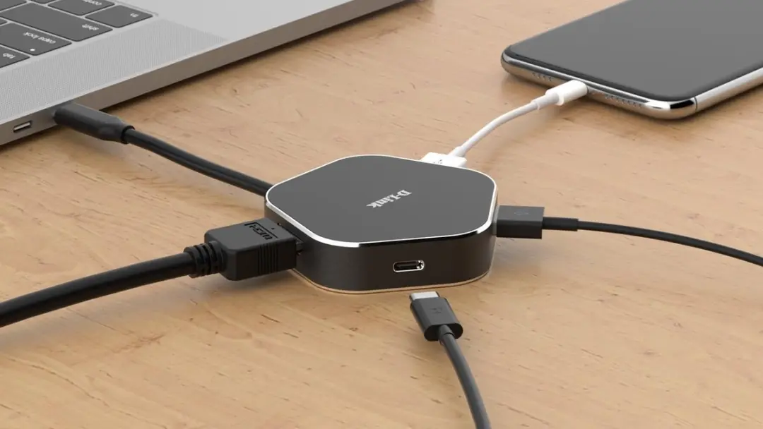 D-Link DUB-M420 USB-hub - 4 USB-poorten, HDMI - Zwart - afbeelding 5 van 6