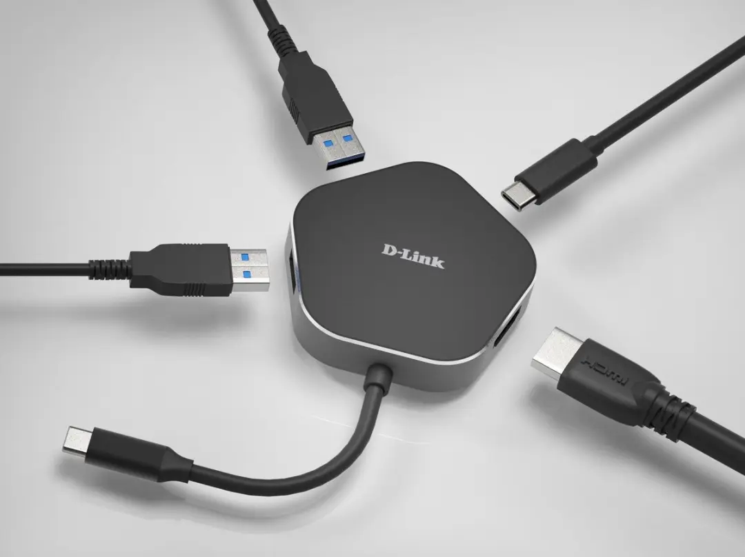 D-Link DUB-M420 USB-hub - 4 USB-poorten, HDMI - Zwart - afbeelding 4 van 6