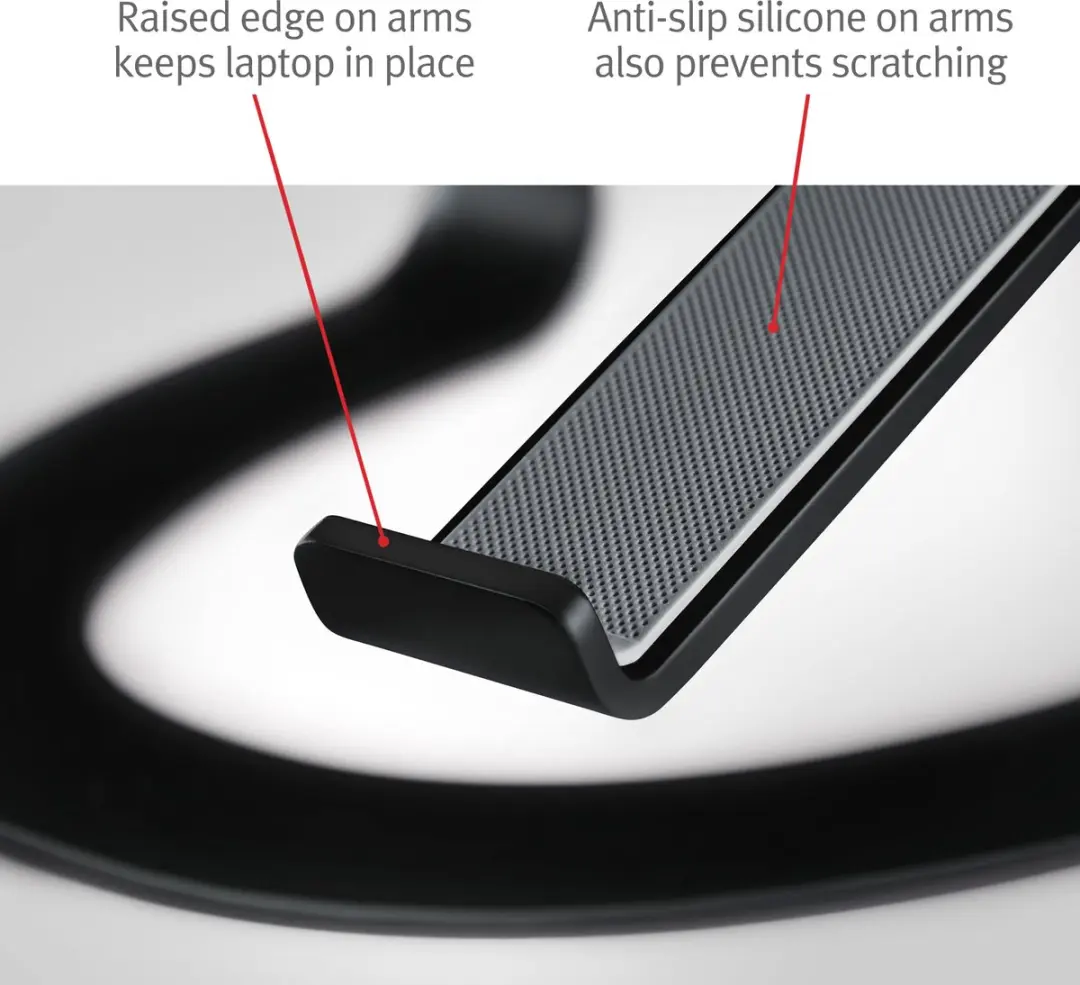 Twelve South Curve 12-1708 Laptopstandaard - Zwart - afbeelding 4 van 6