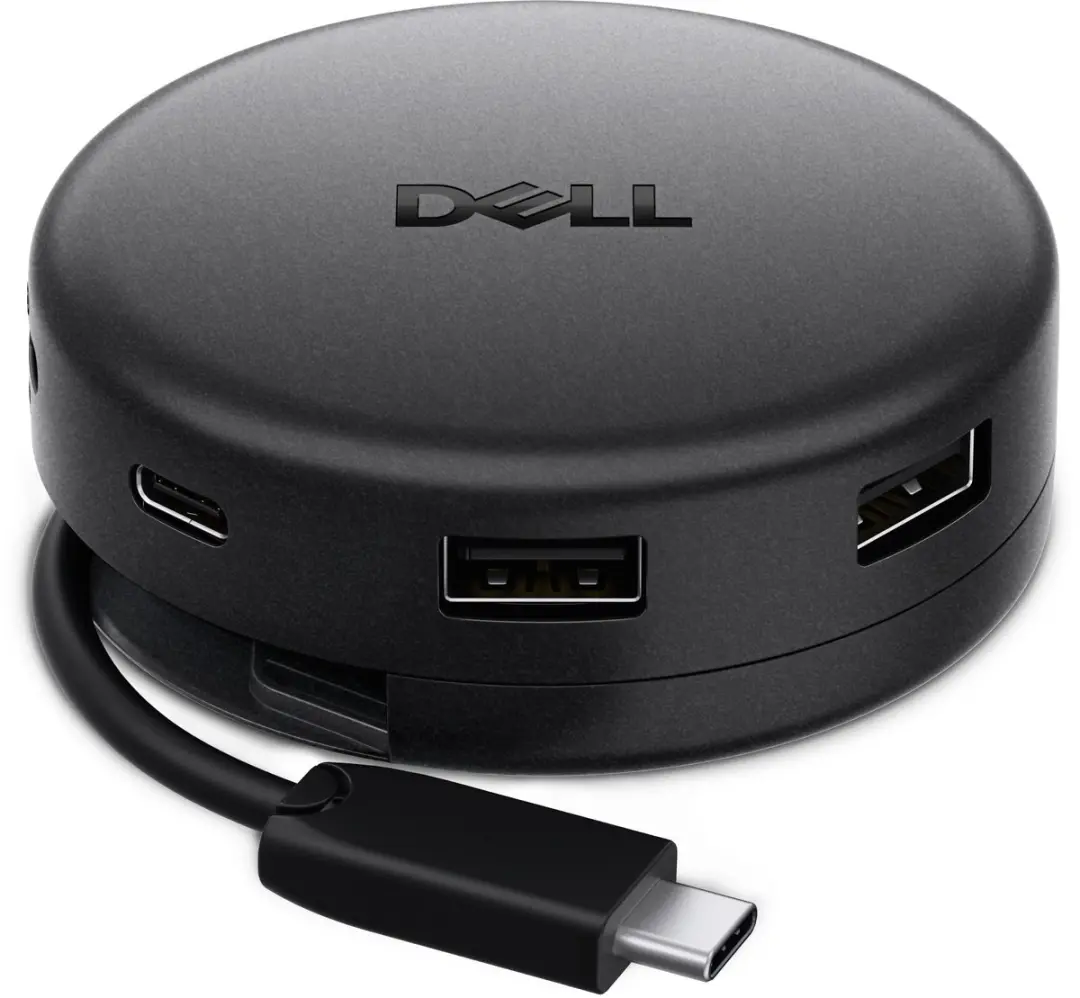 Dell Pro DA326 USB-C Travel Hub - Zwart - afbeelding 4 van 5