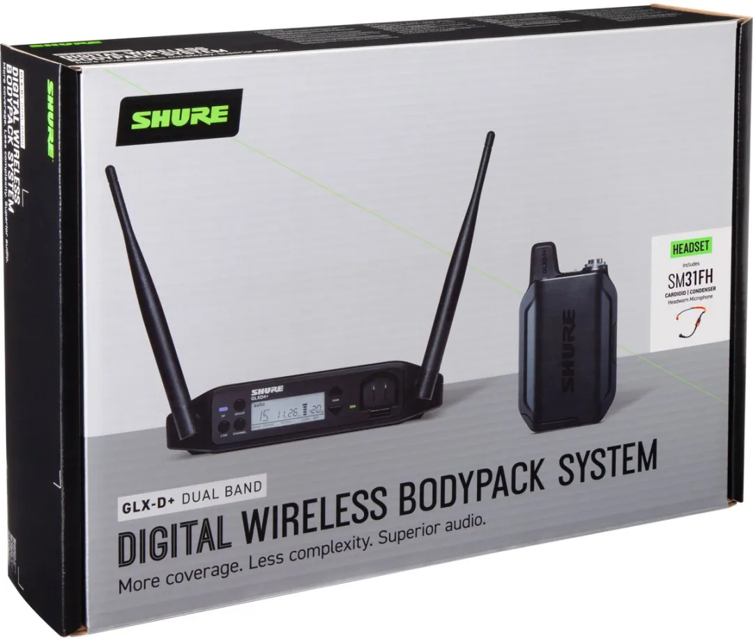 Shure GLXD14+E/SM31-Z4 Draadloos Handheld Systeem - afbeelding 2 van 3