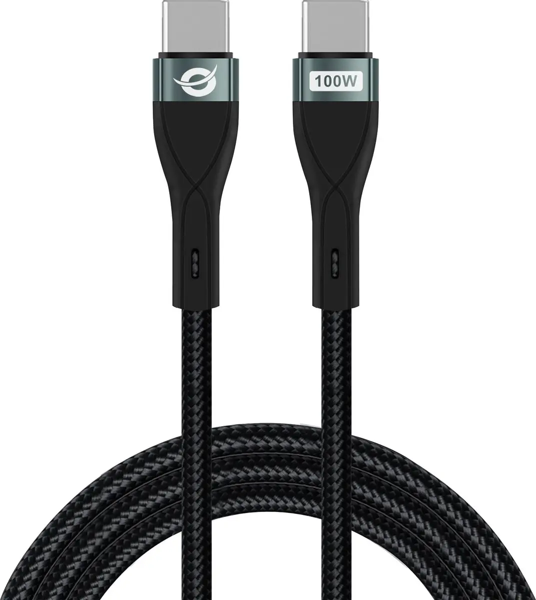 Conceptronic ETTA01B20 USB-C-kabel 2m - Zwart - afbeelding 3 van 4