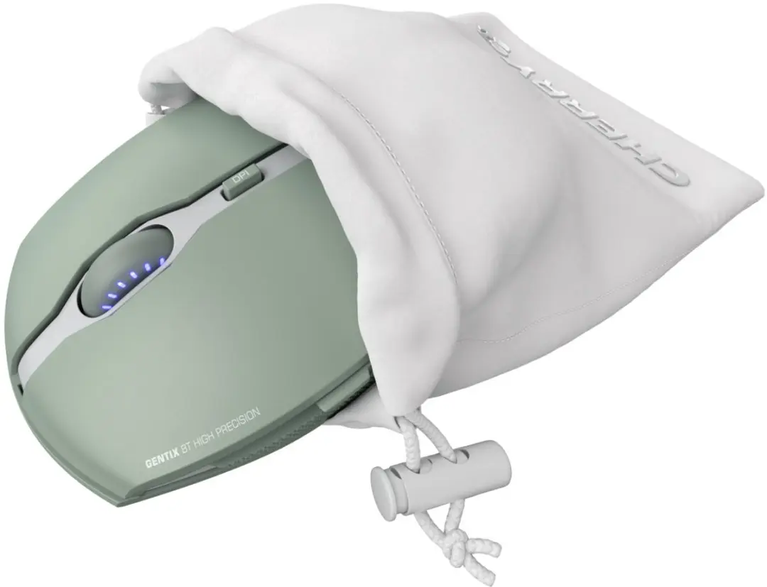 Cherry Gentix BT JW-7500-18 Draadloze Muis - Groen - afbeelding 2 van 5