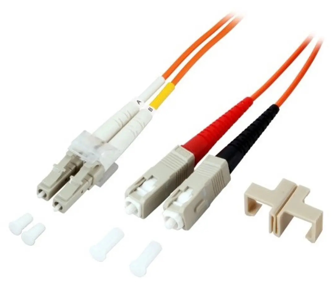 EFB Elektronik O0320.30 Glasvezel kabel 30 meter LC SC OM2 Oranje