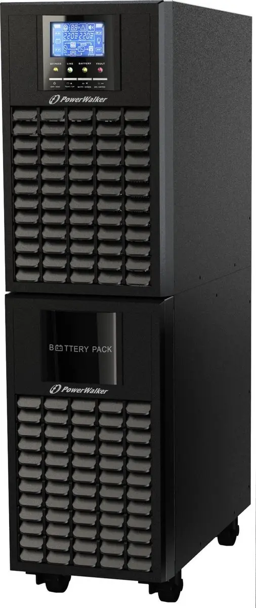 PowerWalker VFI 6000 CG PF1 UPS 6000VA - 10122048 - Zwart - afbeelding 5 van 5