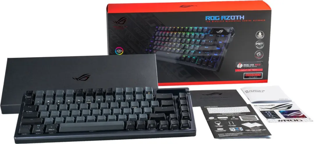 ASUS ROG Azoth 90MP0316-BKIA00 Toetsenbord - Zwart - afbeelding 2 van 3