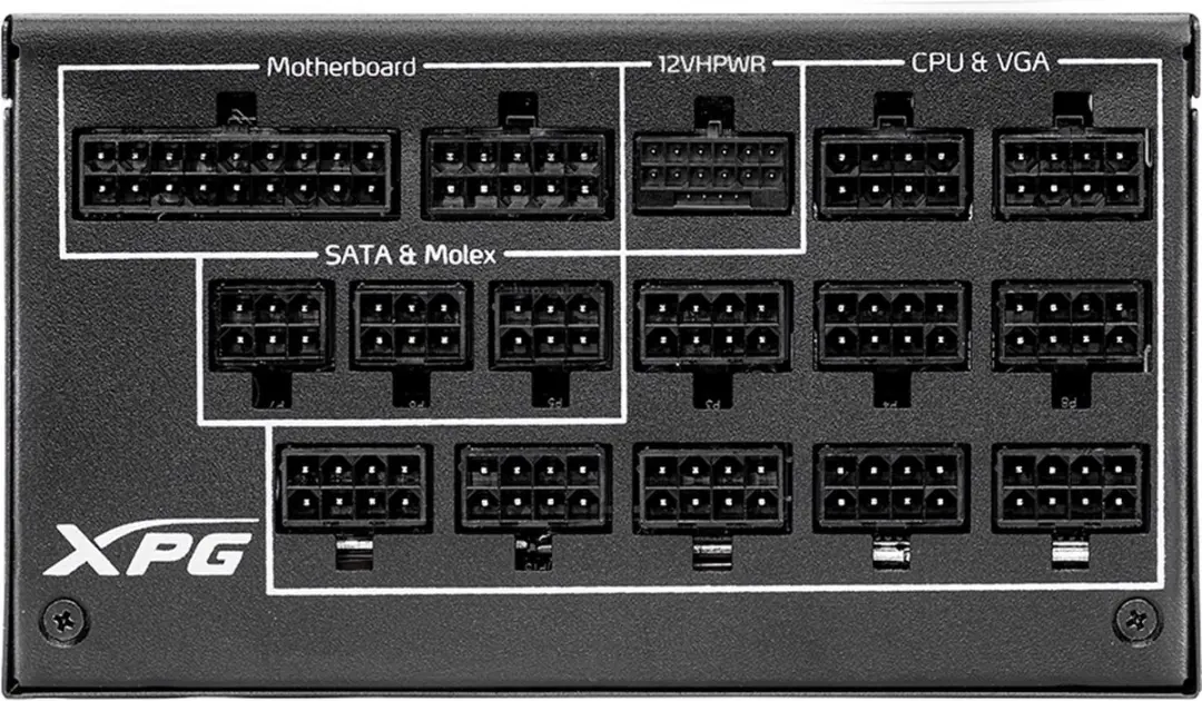 XPG CyberCore II 15260158 PC-voeding 1000W - Zwart - afbeelding 4 van 6