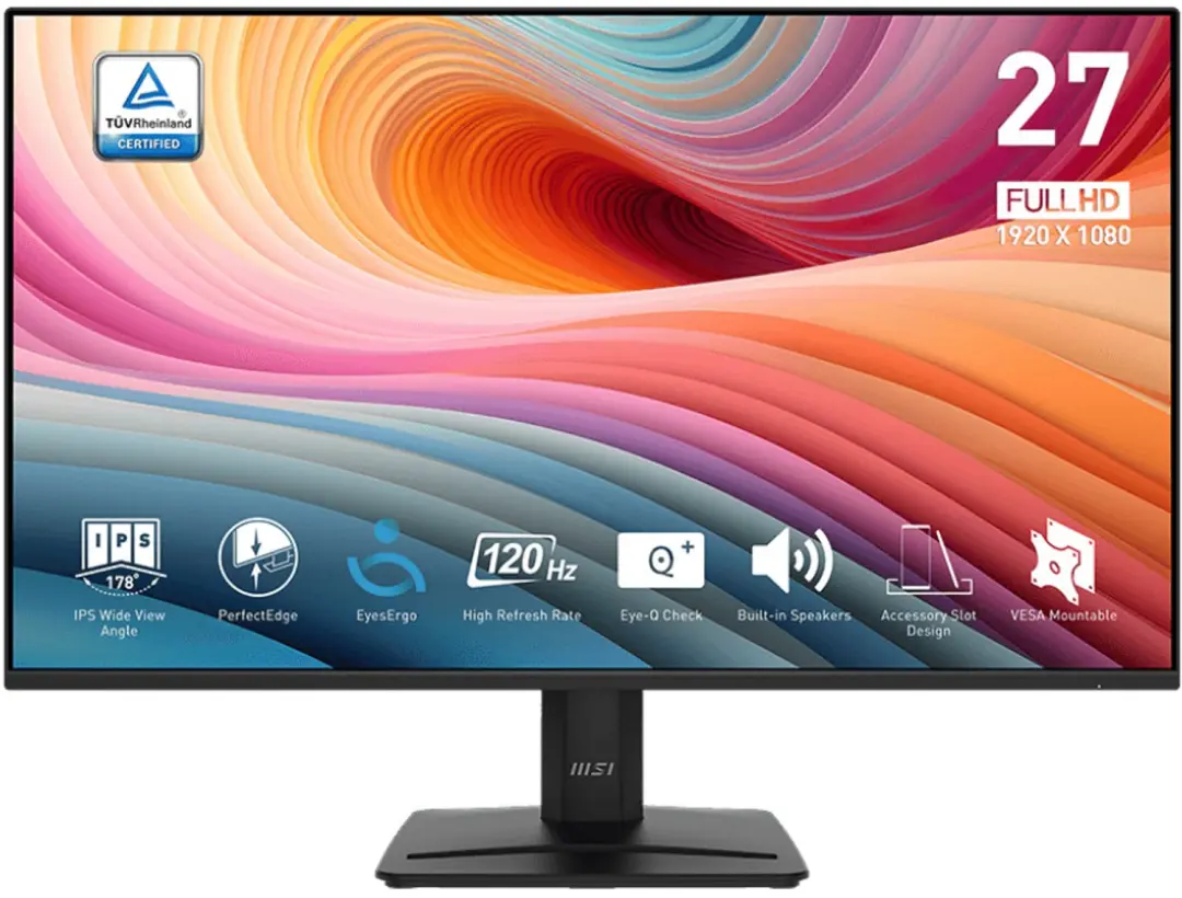 MSI PRO MP275 E2 Monitor 27" Full HD - Zwart - afbeelding 4 van 6