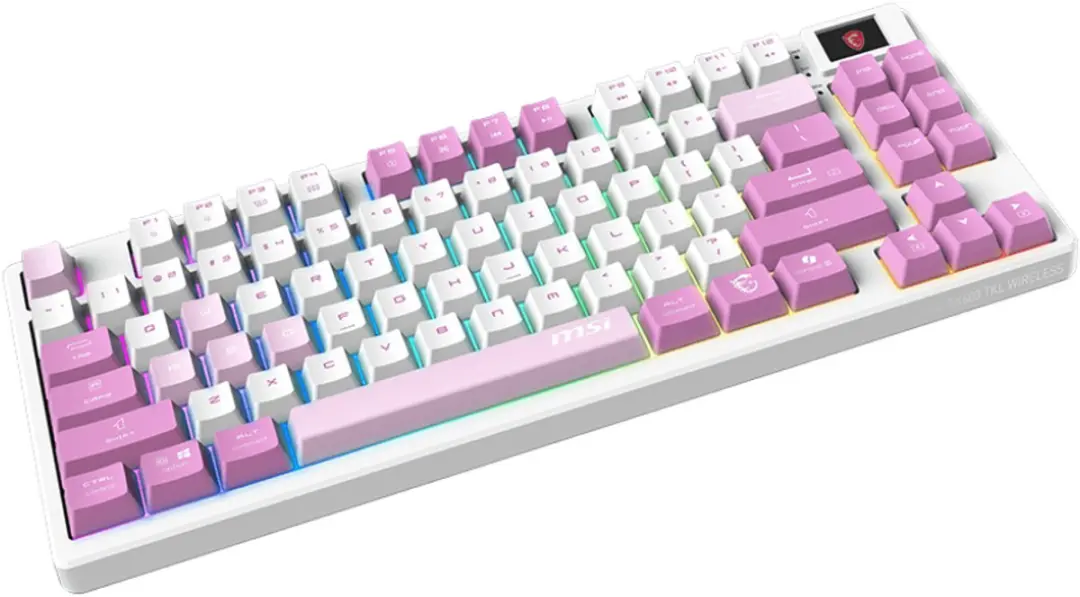 MSI FORGE GK600 TKL WIRELESS VIOLET IT Toetsenbord - Violet - afbeelding 3 van 3