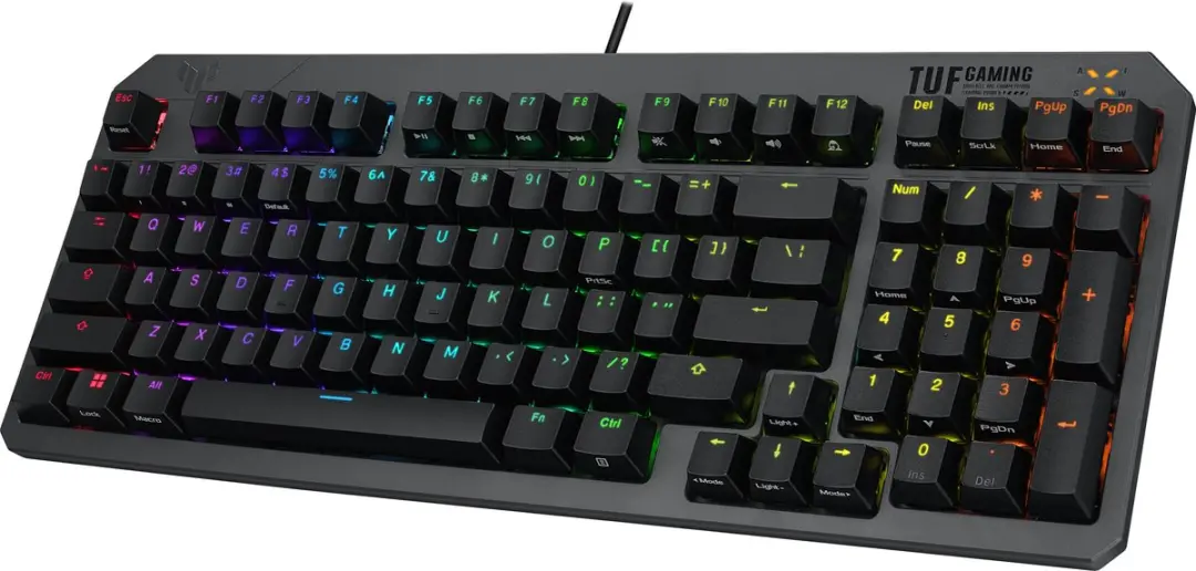 ASUS TUF Gaming K3 Gen II 90MP0390-BKIA00 Toetsenbord - Zwart - afbeelding 6 van 6