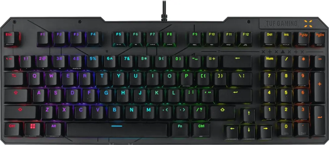 ASUS TUF Gaming K3 Gen II 90MP0390-BKIA00 Toetsenbord - Zwart - afbeelding 5 van 6
