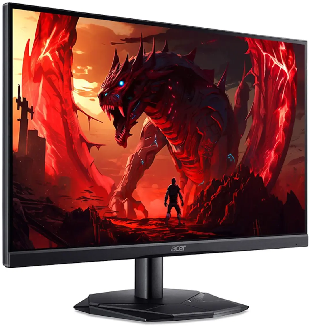 Acer KG1 KG241YP3 Gaming Monitor - Zwart/Rood - afbeelding 4 van 6