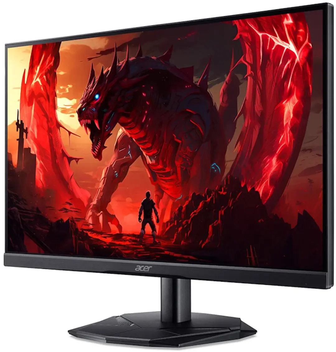 Acer KG1 KG241YP3 Gaming Monitor - Zwart/Rood - afbeelding 3 van 6