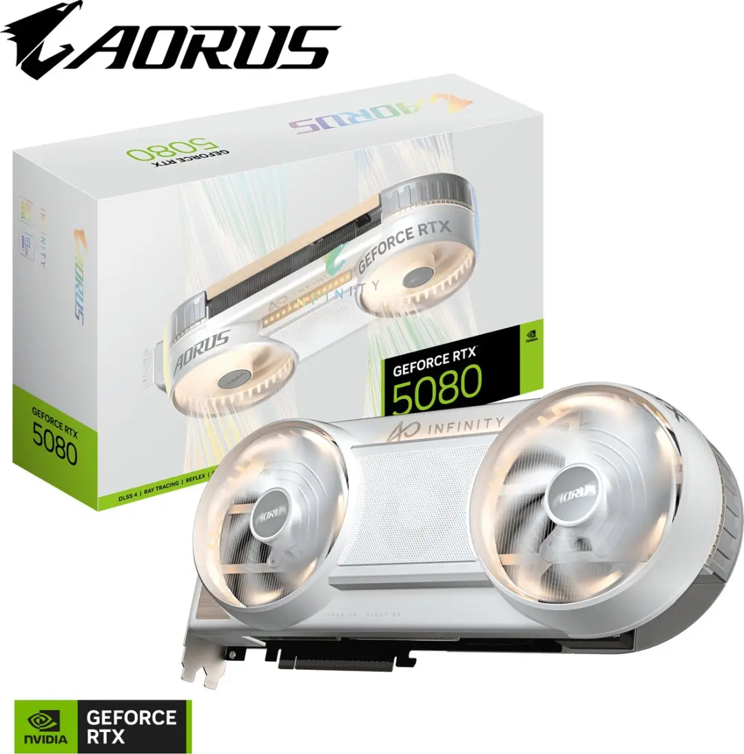 Gigabyte AORUS Infinity Wood GV-N5080AORUSIF WD-16GD Videokaart - afbeelding 5 van 6