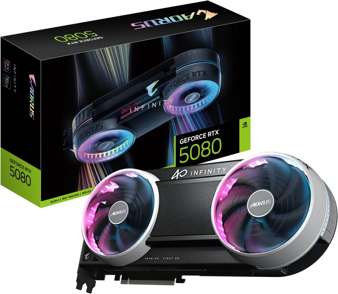 Gigabyte AORUS GV-N5080AORUS IF-16GD Videokaart