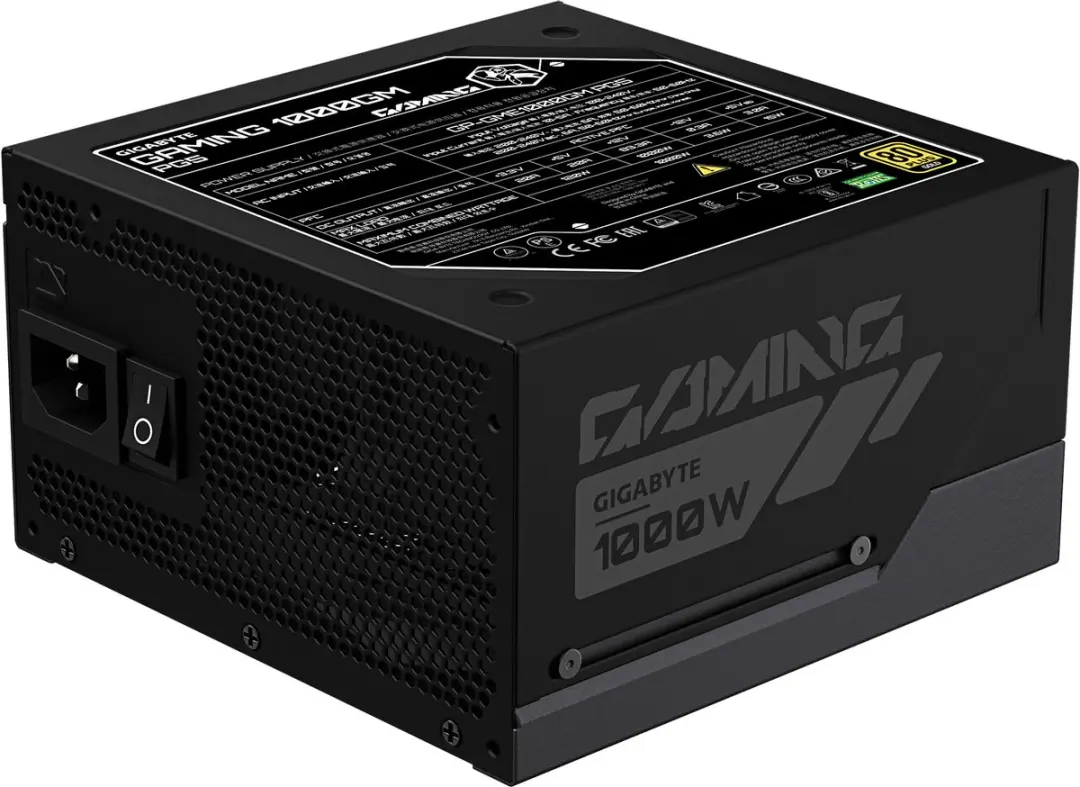 Gigabyte Gaming GP-GME1000GM PG5 EU 1000W Netvoeding - Zwart - afbeelding 4 van 6