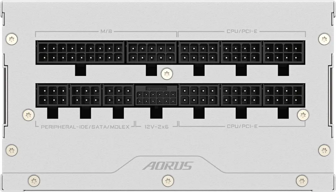 Gigabyte Aorus Elite P1000W GP-AE1000PM PG5 ICE PC-voeding - Wit - afbeelding 2 van 6
